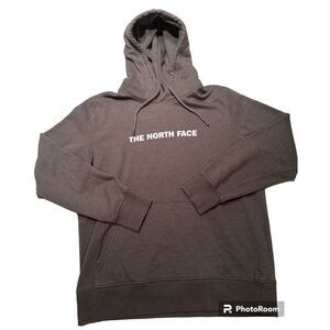 The North Face Hoodie Women's Size Medium Gray Drawstring Hood Kangaroo Pocket